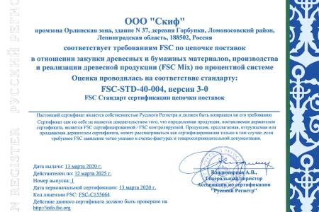 Сертфикат соответствия 2